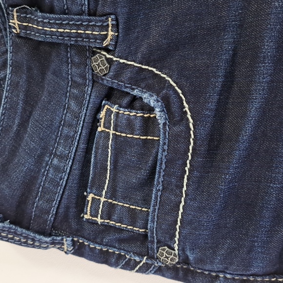 Silver Suki Rose Surplus Jean Long Shorts Size W27 - Picture 4 of 17